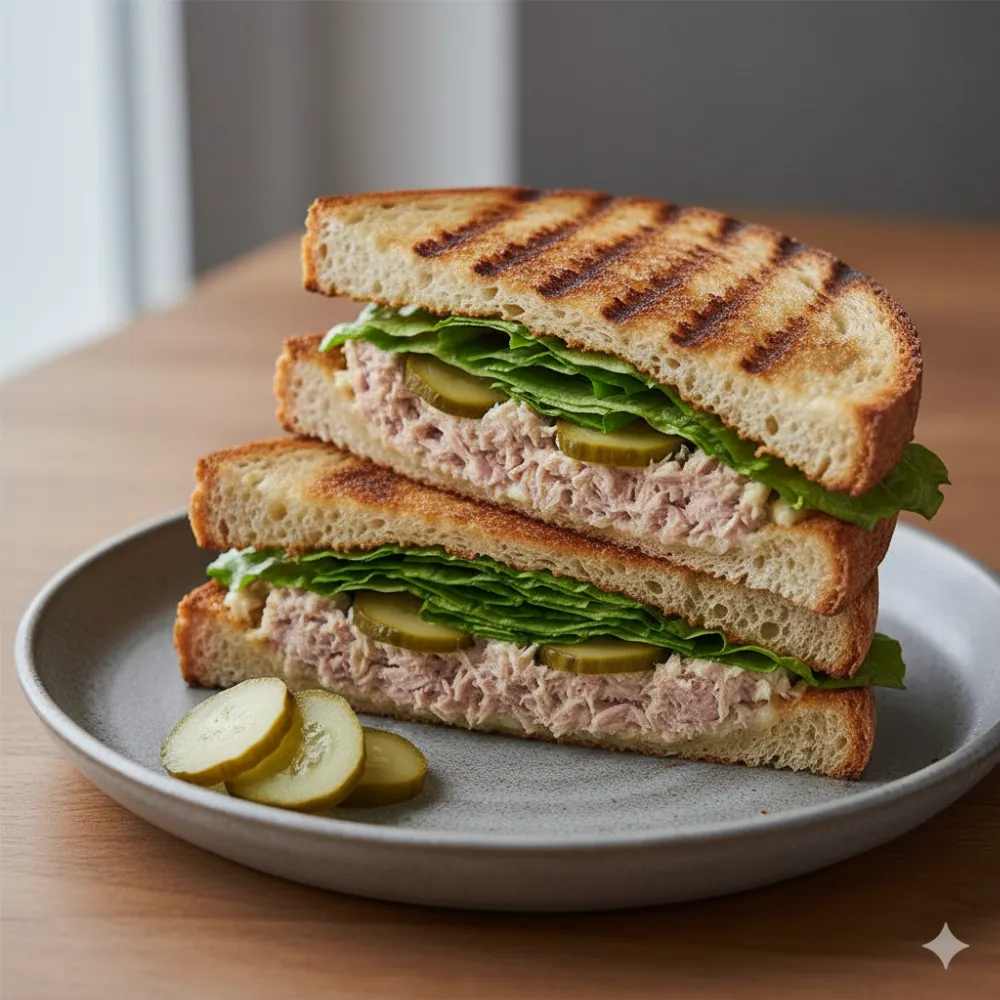 Гриль-сэндвич-тунец