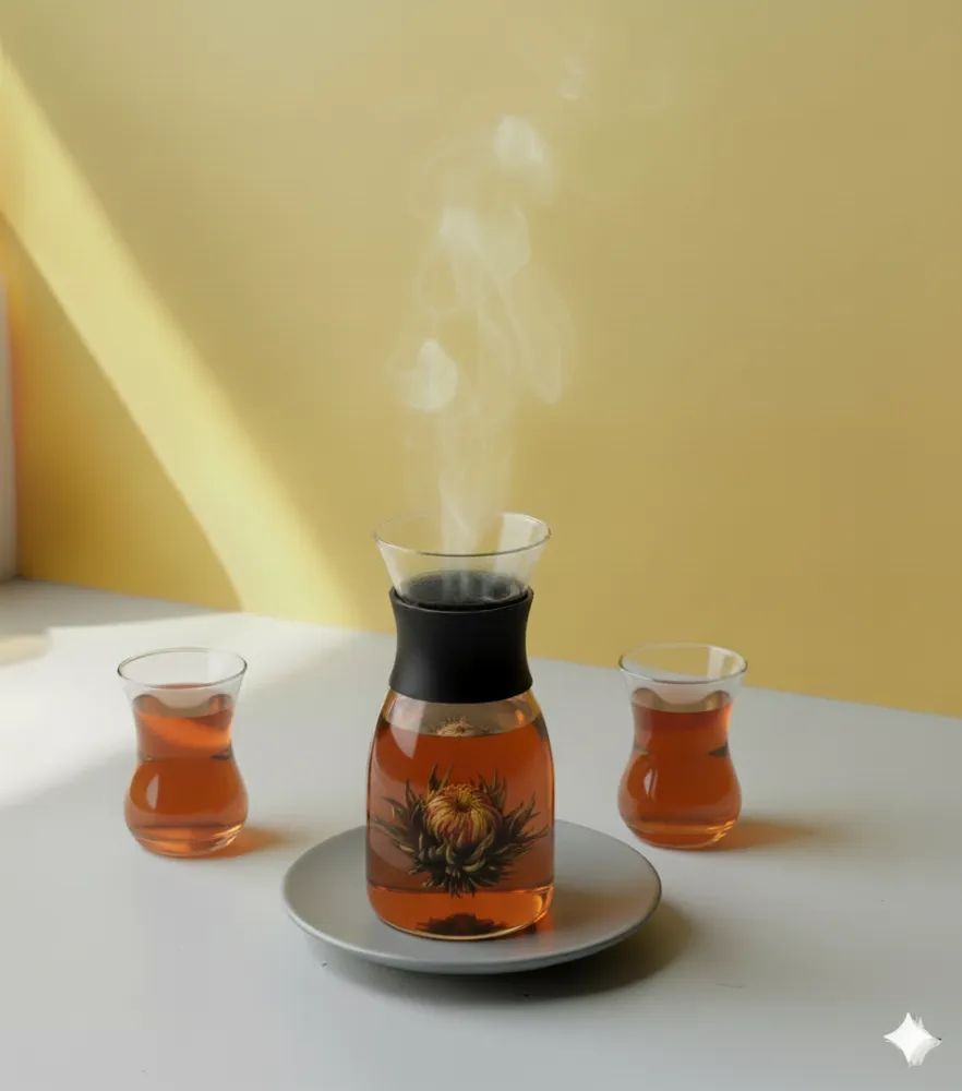 Связанный букет