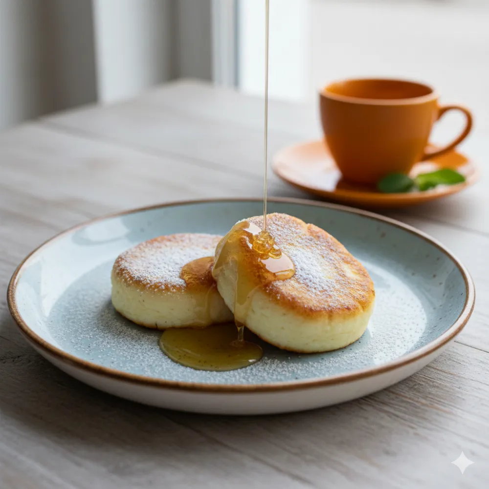 Сырники с мёдом