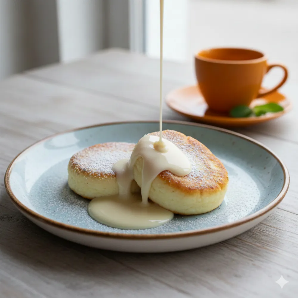 Сырники со сгущёнкой