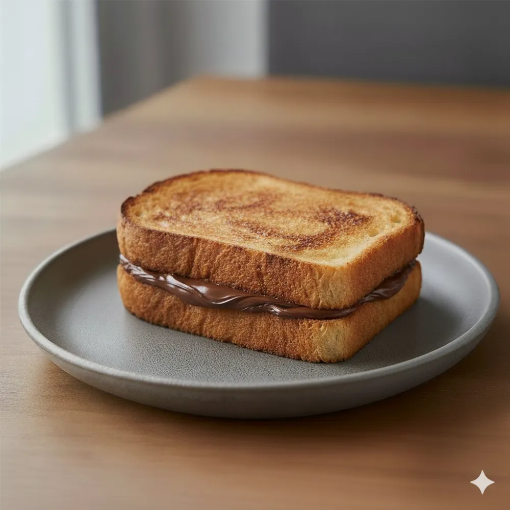 Тост с нутеллой